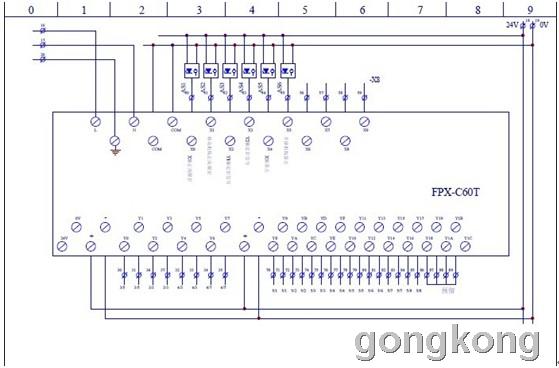 plc控制器接线图 参数设置部分程序